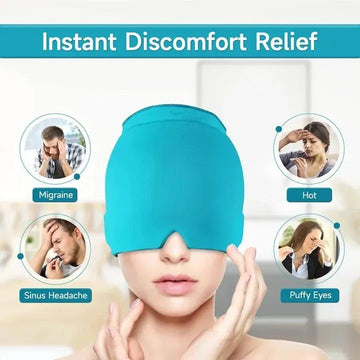 Instant Discomfort Relief Cap for Headaches & Puffy Eyes