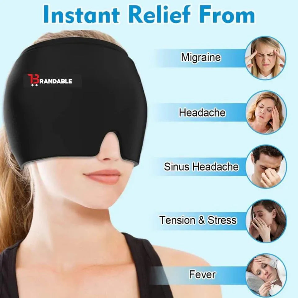 Instant Discomfort Relief Cap for Headaches & Puffy Eyes